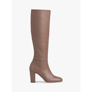 LK Bennett Kristen Nude leather knee boots